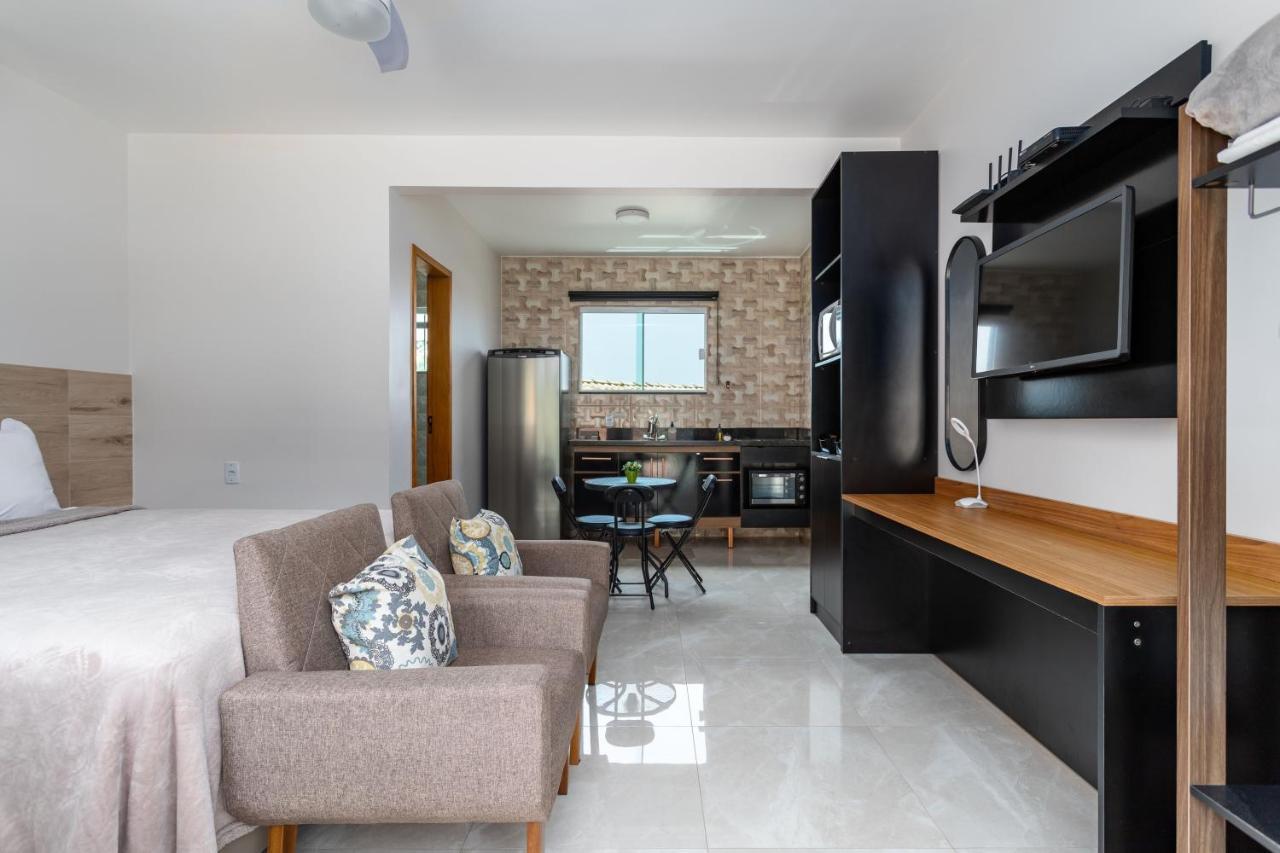 STUDIO NOVO- com Varanda espaçosa- Cama Queen Wi-fi -Sky - 5 minutos de carro da Praia - ITAIPUAÇU Maricá Extérieur photo